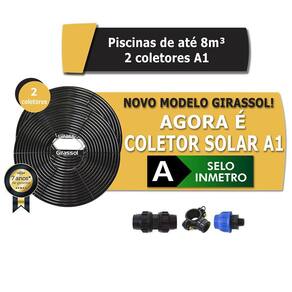 Aquecedor Solar Piscinas Até 8.000l - 2 Placas A1 Girassol