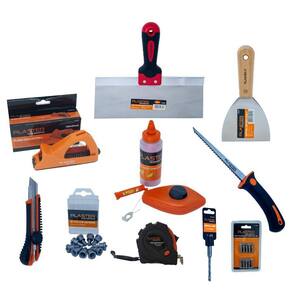 Kit Para Gesseiro Drywall Plaster Com 10 Peças