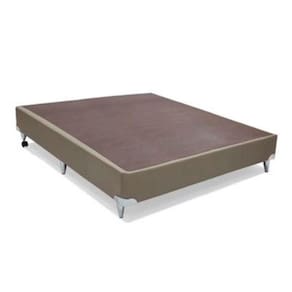 Base Casal Material Sintético 138x188x30cm Ortobom Bege