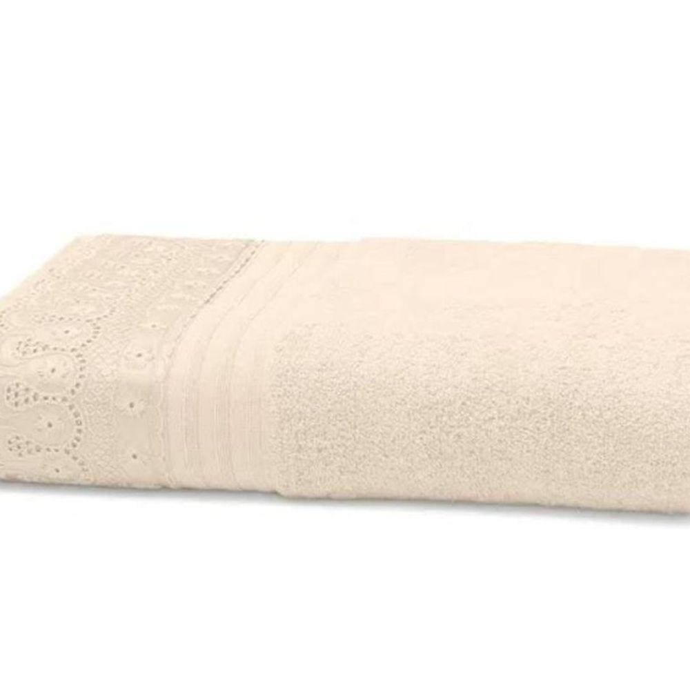 Toalha De Rosto Cristal Com Renda Buettner