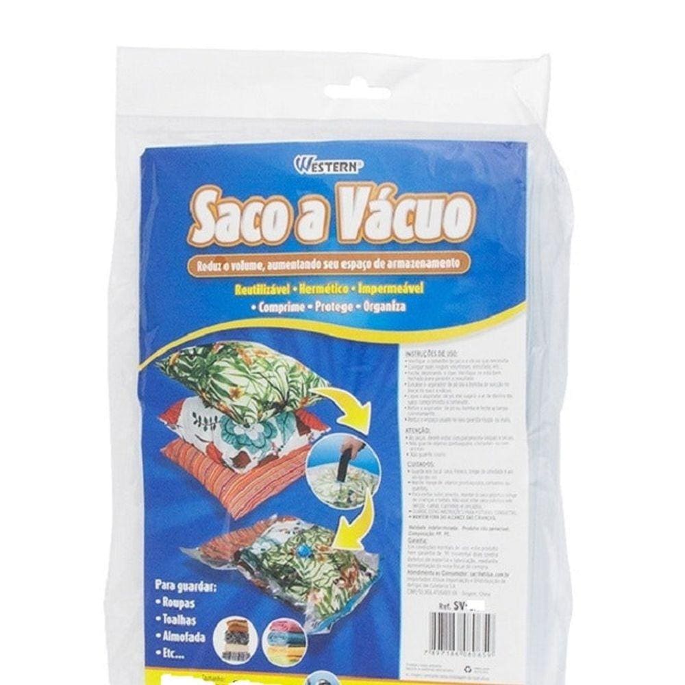 Embalagem Saco a Vácuo 90cm X 120cm SV-06 Western