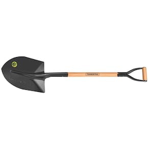 Pá de Bico Tramontina 405/30 em Aço com Cabo de Madeira 74 cm com Empunhadura Metálica Ergonômica Tramontina