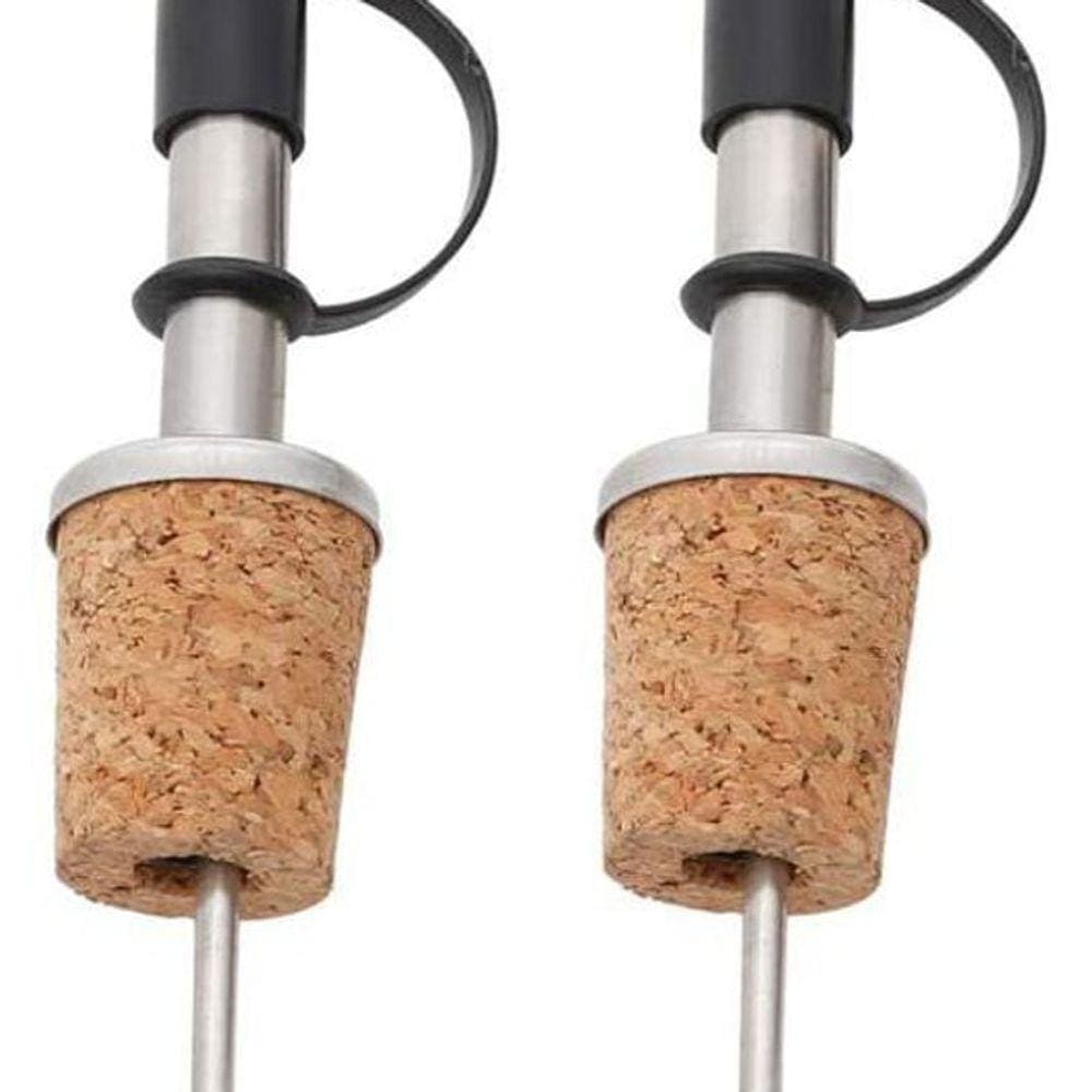 Kit 2 Bicos Dosadores Aço Inox Com Cortiça
