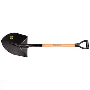 Pá de Bico Tramontina 460/40 em Aço com Cabo de Madeira 71 cm com Empunhadura Plástica Curva Ergonômica Tramontina