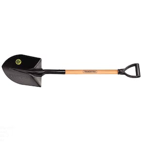 Pá de Bico Tramontina 460/20 em Aço com Cabo de Madeira 71 cm com Empunhadura Plástica Curva Ergonômica Tramontina