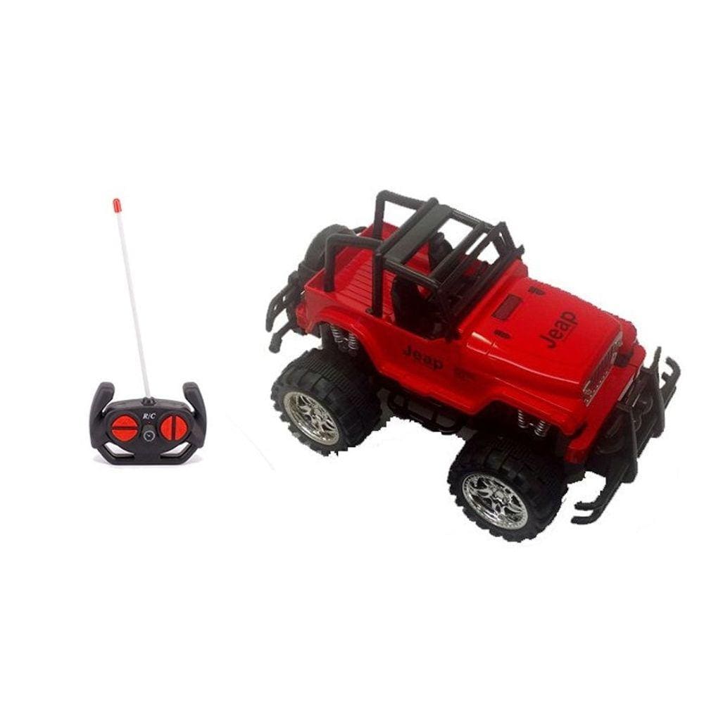 Carrinho Controle Remoto Jipe 4X4 Jeep Off-Road Grande Nf em