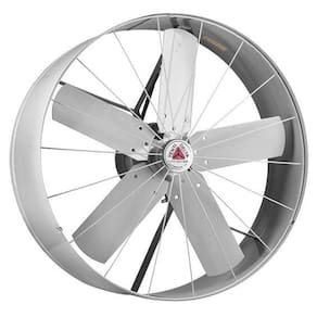 Exaustor Industrial Silencioso 60 Cm Cinza 220 V 1/3 Hp