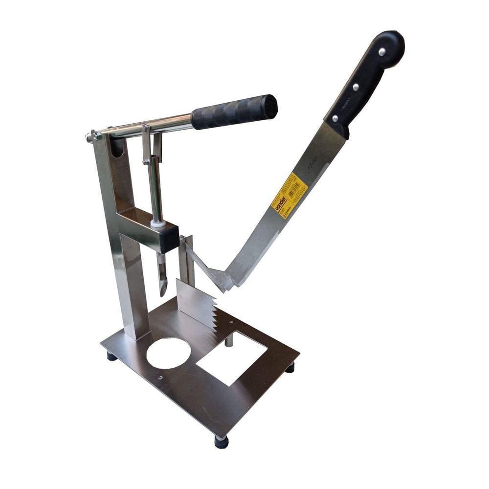 Furador De Coco Inox Profissional Com Facão Para Cortar | Ponto