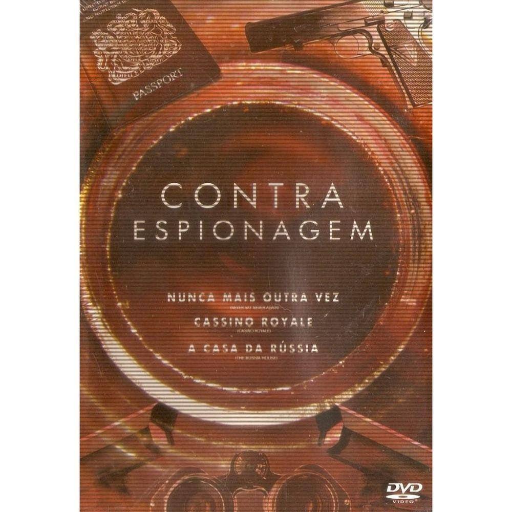 Dvd Nunca Mais Outra Vez + Cassino Royale + A Casa Rússia