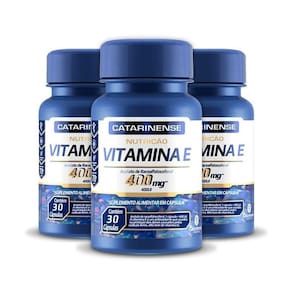 Kit 3 Vitamina E 400Mg Catarinense 30 Cápsulas