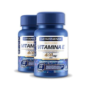 Kit 2 Vitamina E 400mg Catarinense 30 Cápsulas