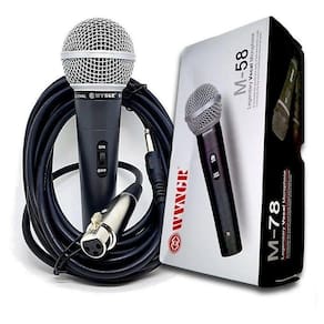 Microfone Profissional Com Cabo P10 - M-58 Dynamic