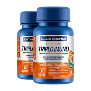 Kit 2 Triplo Imuno Catarinense 30 Capsulas