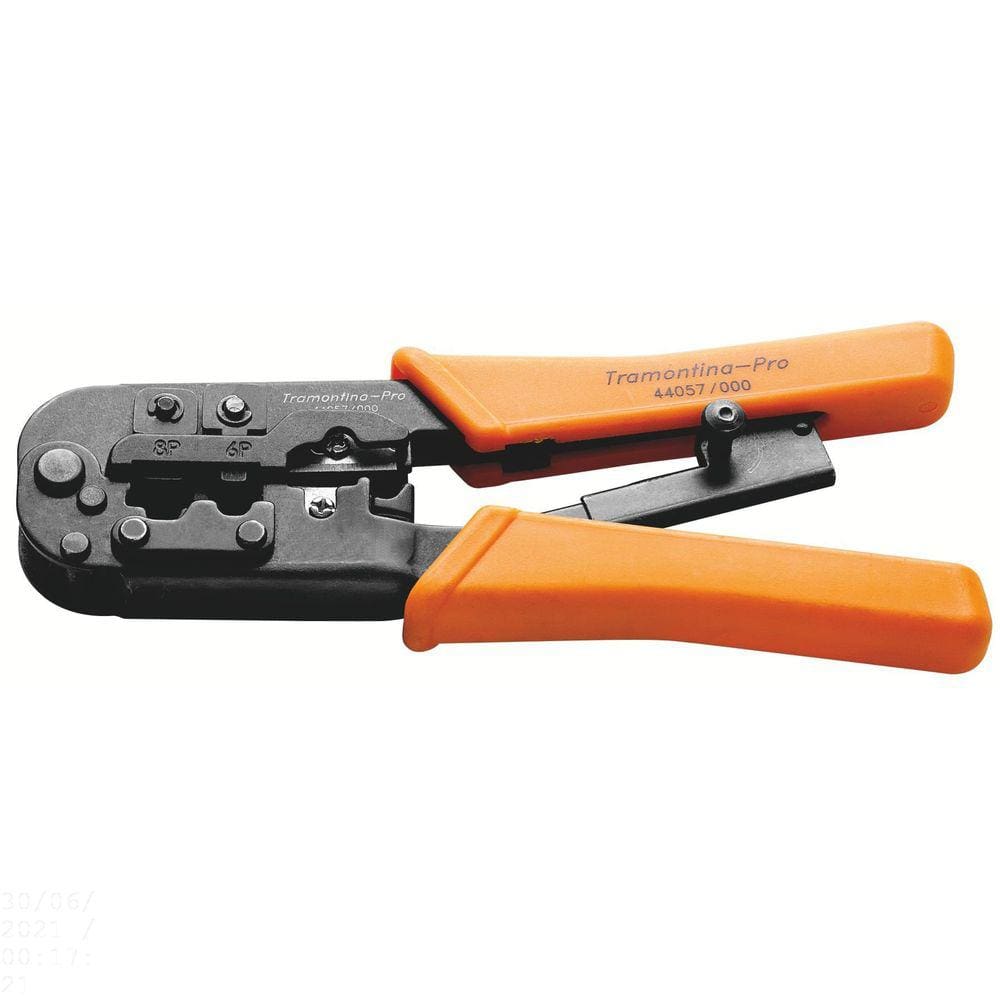 Alicate Crimpador RJ11, RJ12 e RJ45 Tramontina PRO Tramontina