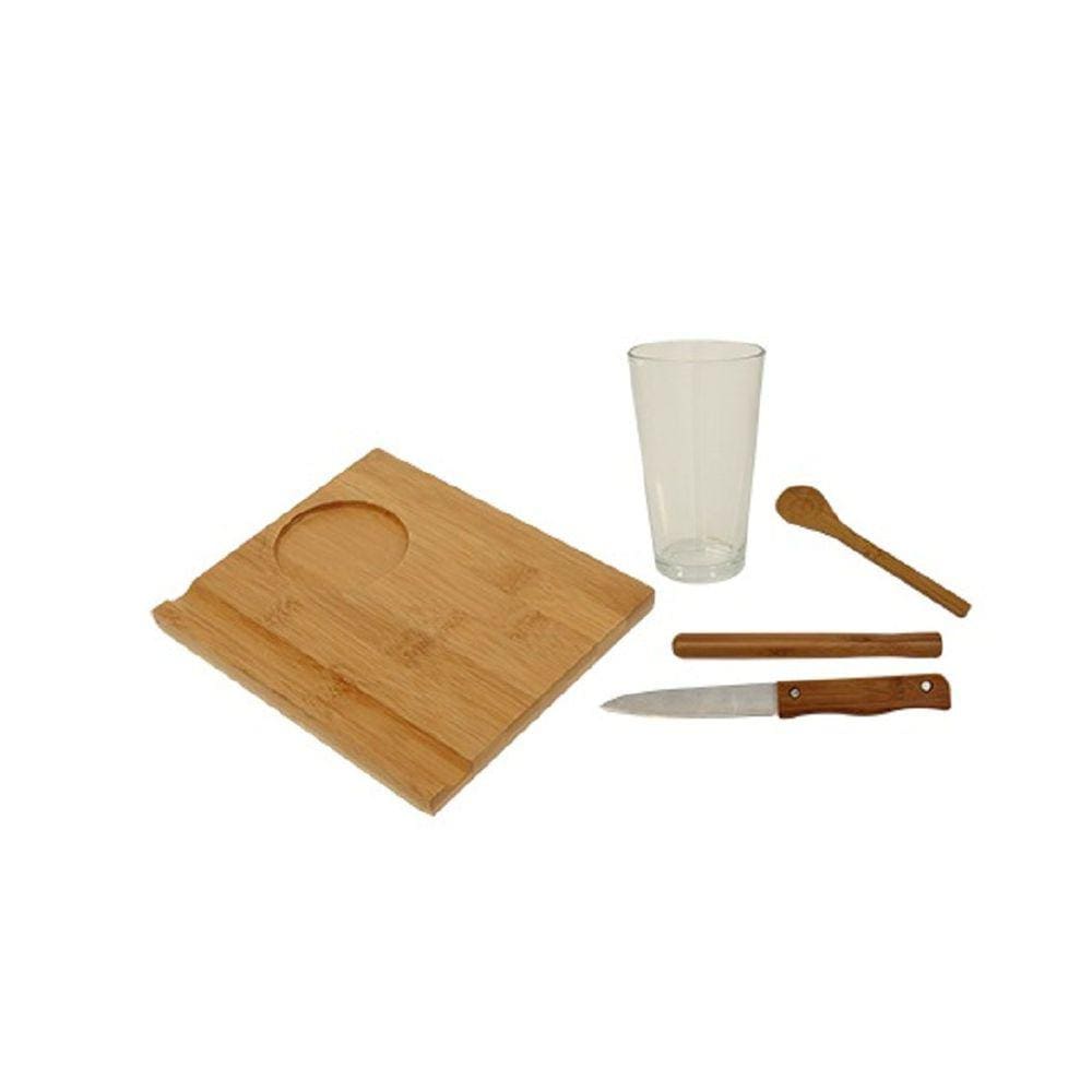 Conjunto de Caipirinha 5 Peças Bamboo Mor