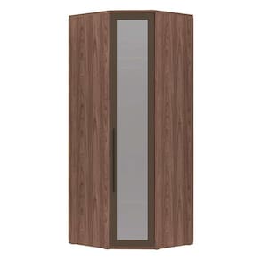 guarda-roupa modulado com espelho reflecta elite ii 1 ptcapuccino
