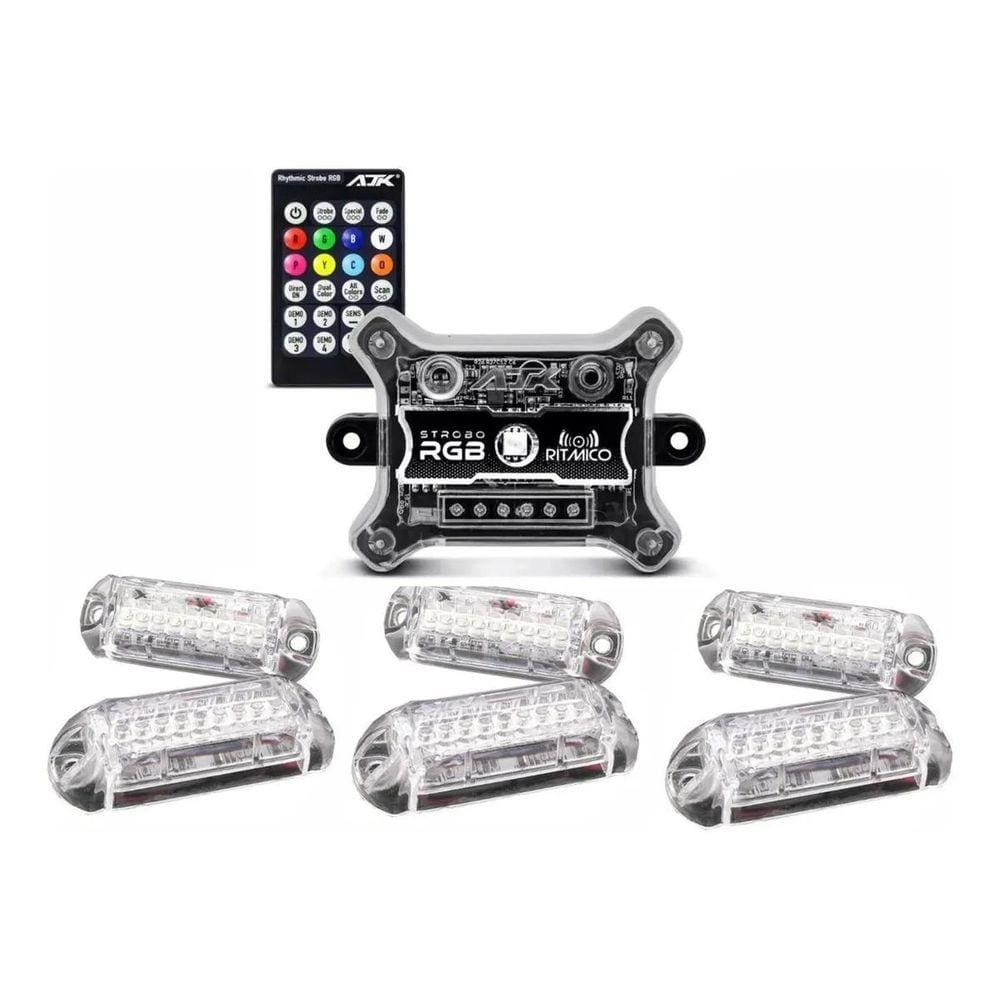 Kit Strobo Digital Bt Com 6 Farois 3W Ajk