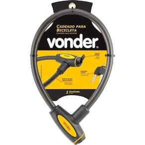 Cadeado Para Bicicleta 60Cm Plastificado - Vonder