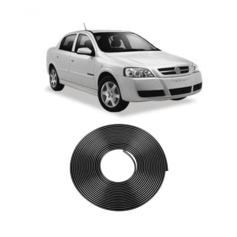 Borracha Protetora Borda Porta Preta Astra 4 Portas 10M 7X14