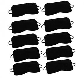 10 Máscaras de dormir para Repouso e Descanso Preto