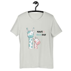 Camiseta Feminina - Girafa Nice Day