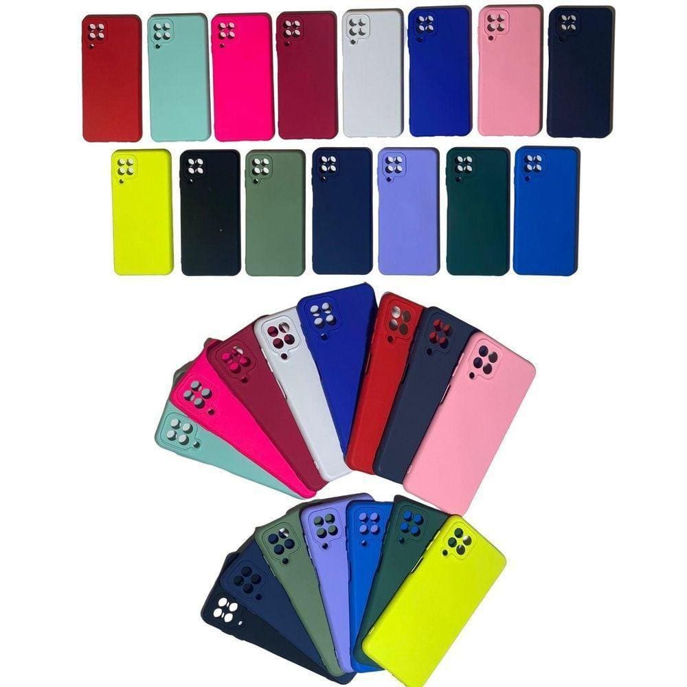 Capinha Silicone Samsung M22 6.4 Preto