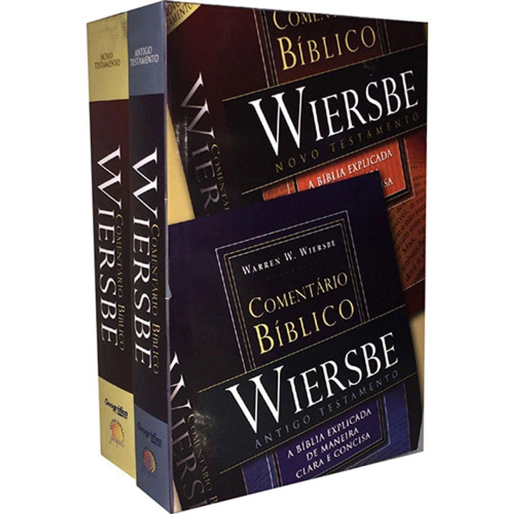Comentario Biblico Wiersbe Ant E Nv 2 Volumes