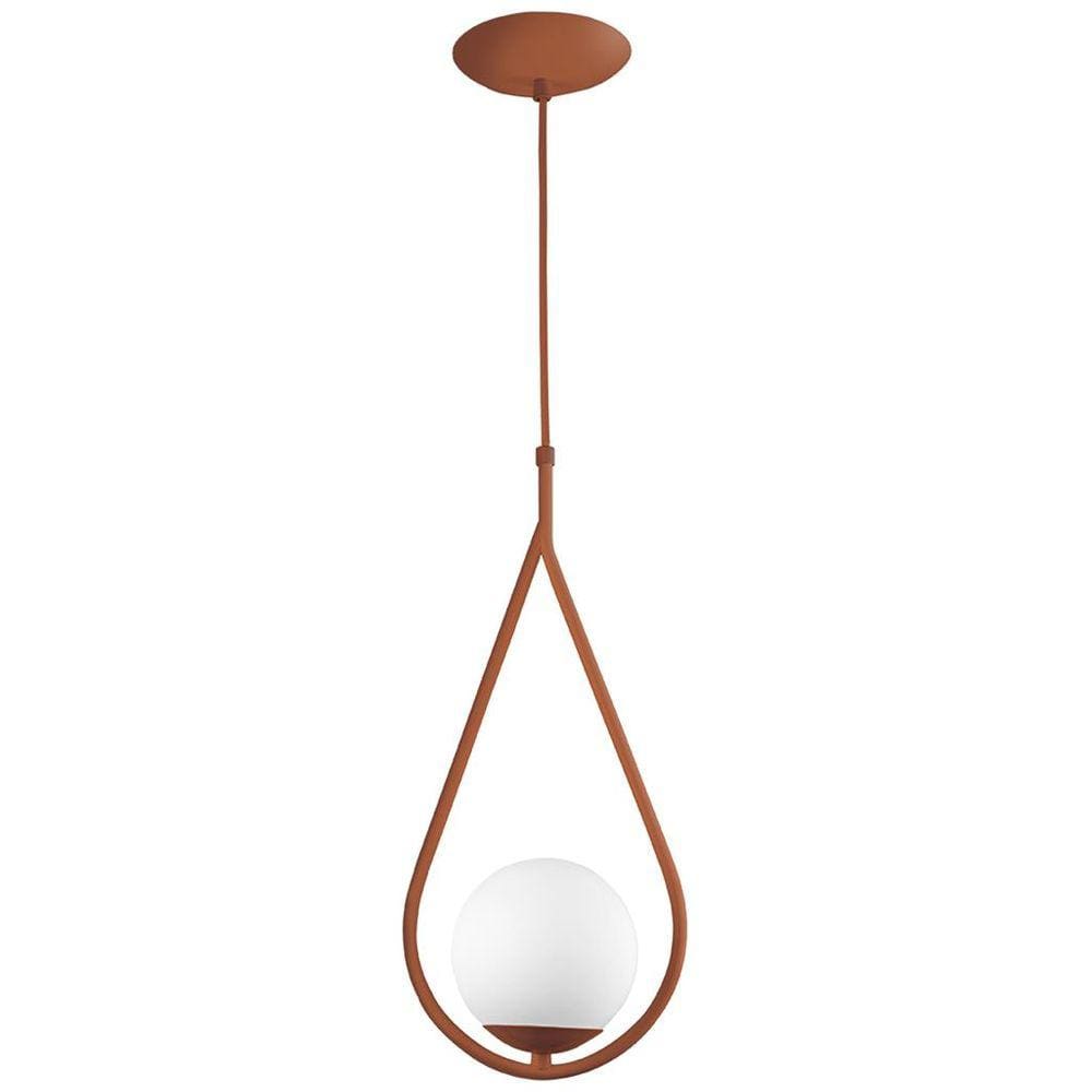 Luminária Pendente Aro Gota Orby Cobre Magnifico