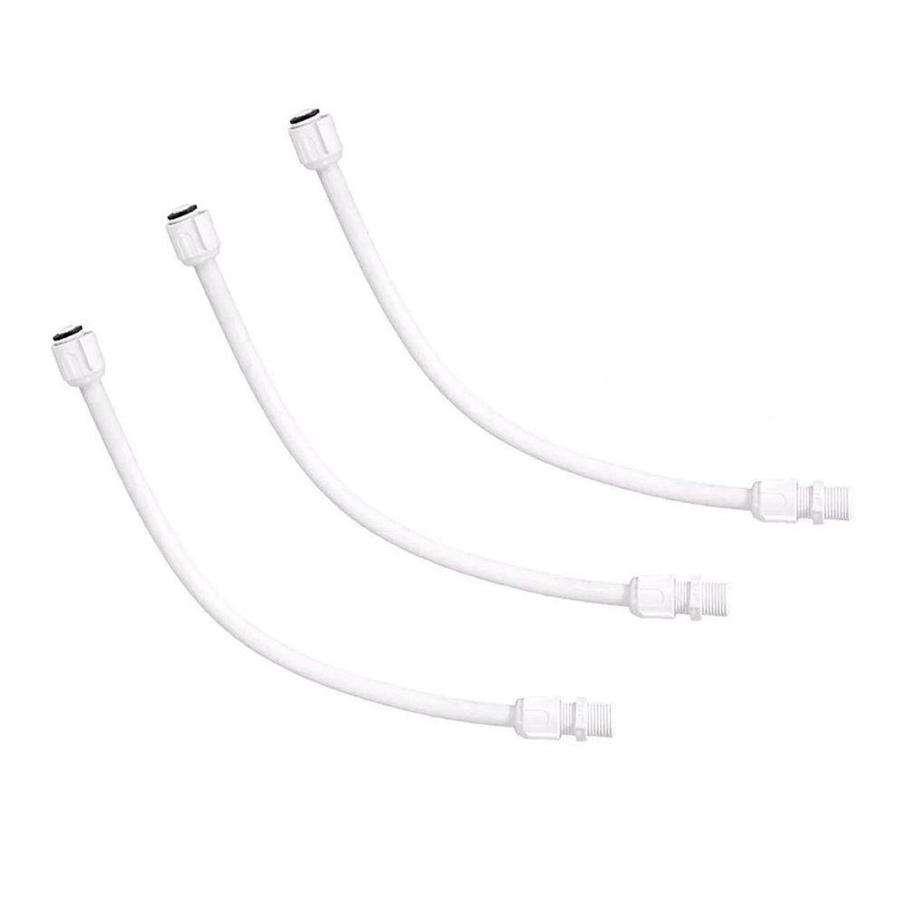 Kit 3 Un Engate Flexível 1/2 X 30Cm Água Fria Pvc Tigre