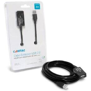 Cabo Extensor Usb 2.0 Am/Af - 5 Metros - Comtac - 9093