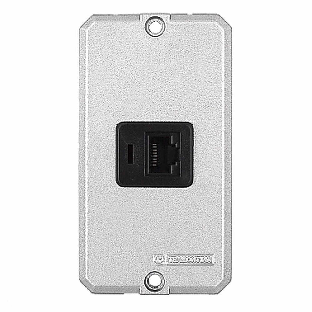 Tampa para condulete 1/2" e 3/4" com 1 tomada RJ45 [cat.5E] Tramontina