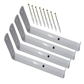 Kit 4 Suporte Mão Francesa Invertida Reforçada 25 cm