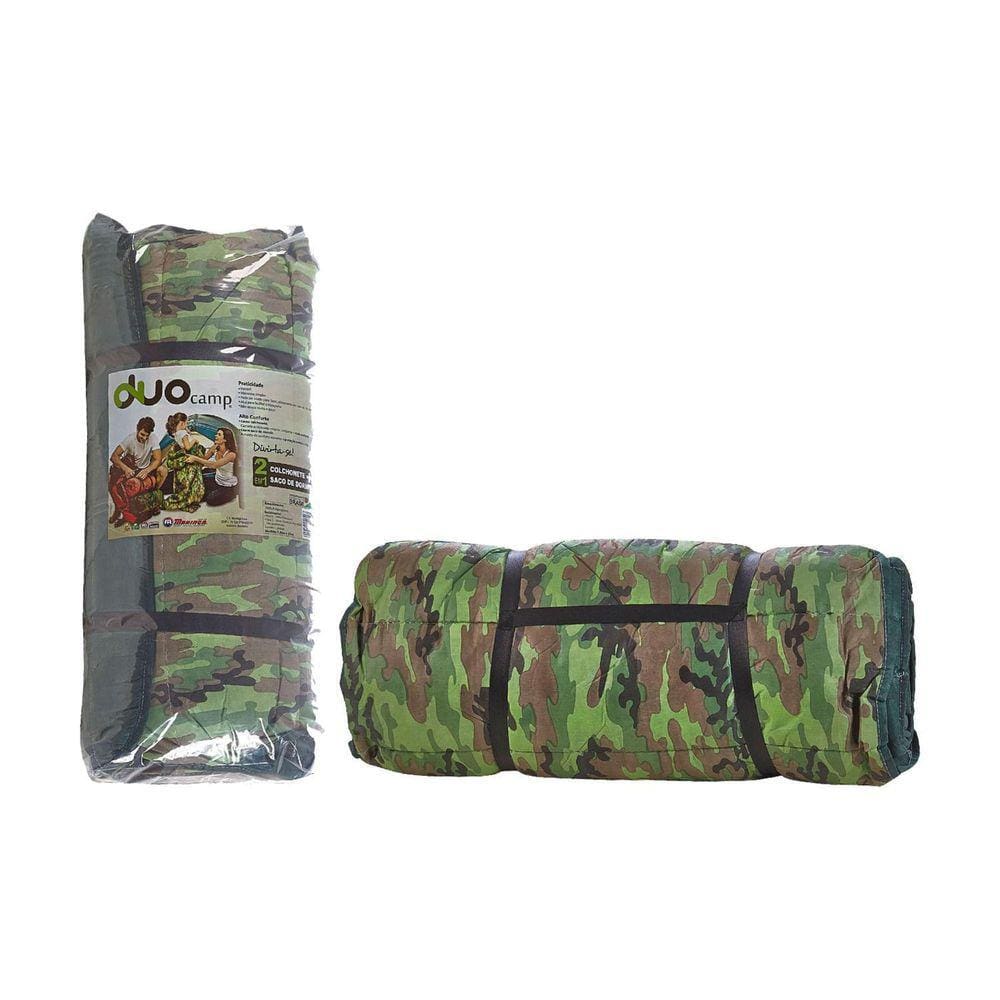 Colchonete E Saco Dormir 2 Em 1 Duo Camp 185 X 65 Cm Fa