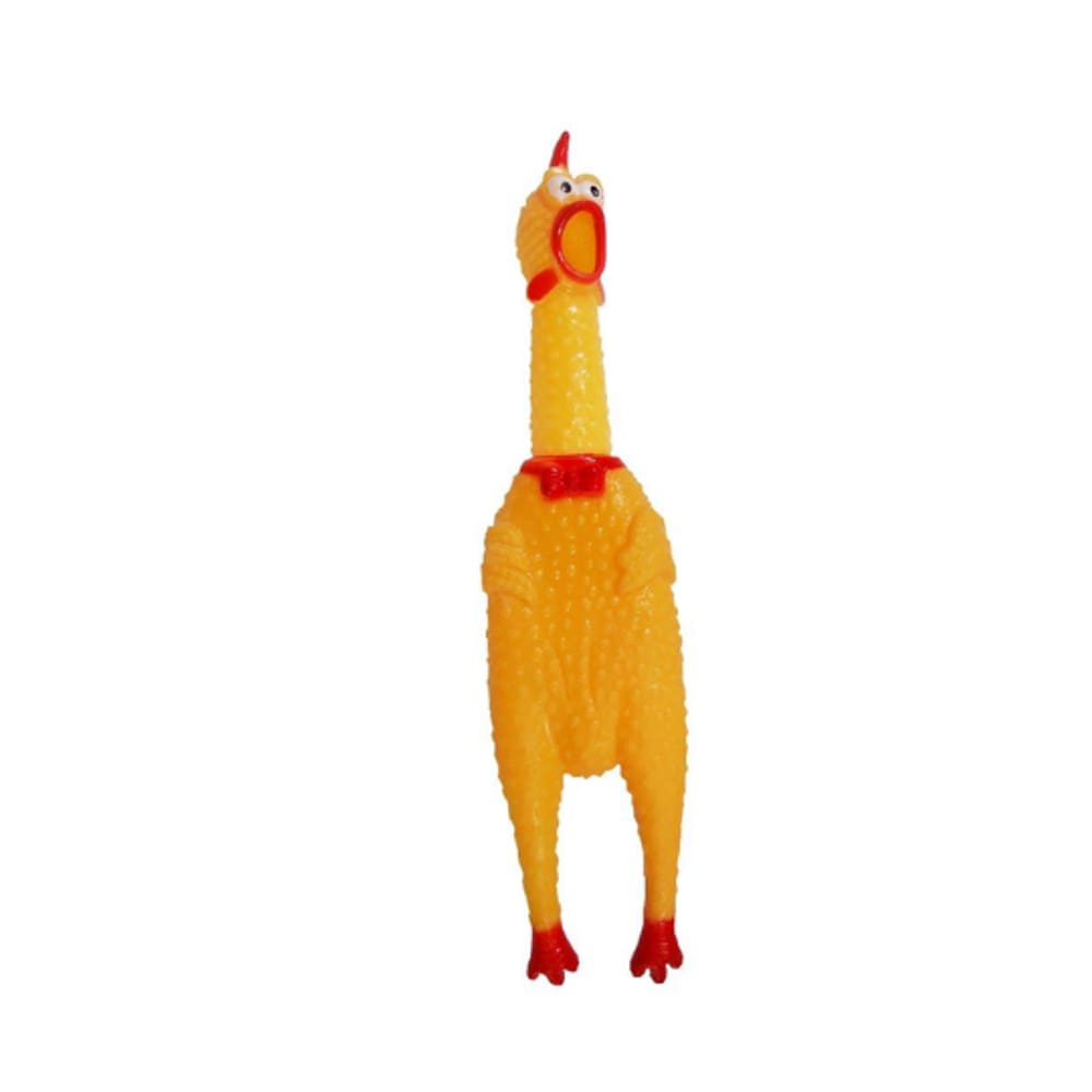 Brinquedo de Borracha Frango de Morder TAM P G