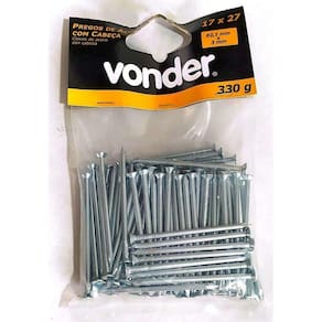 Prego De Aço Com Cabeça - Zincado - Vonder