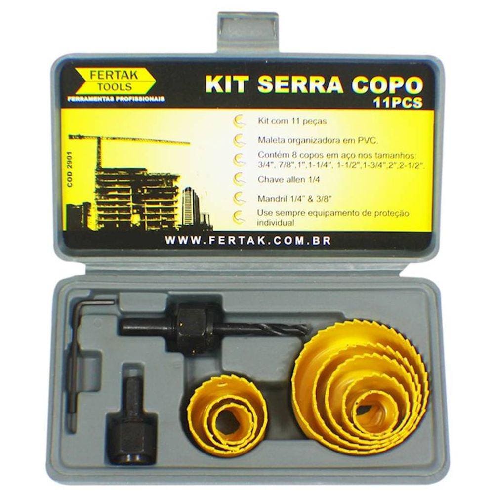 Serra Copo Kit 11 Peças