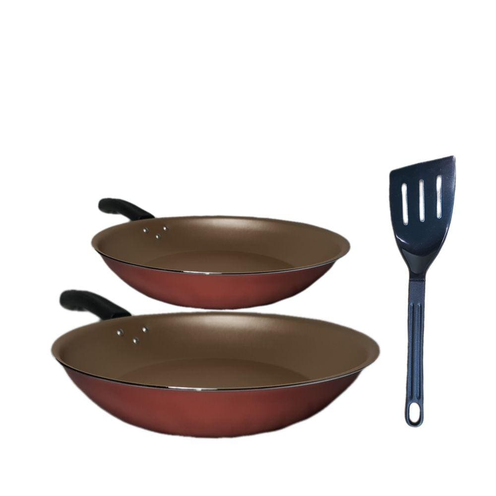 Kit Frigideiras 2 Peças Tamanho 16cm E 20cm Antiaderente