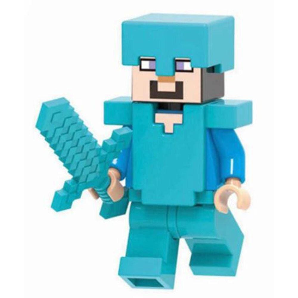 Papercraft minecraft steve con armadura