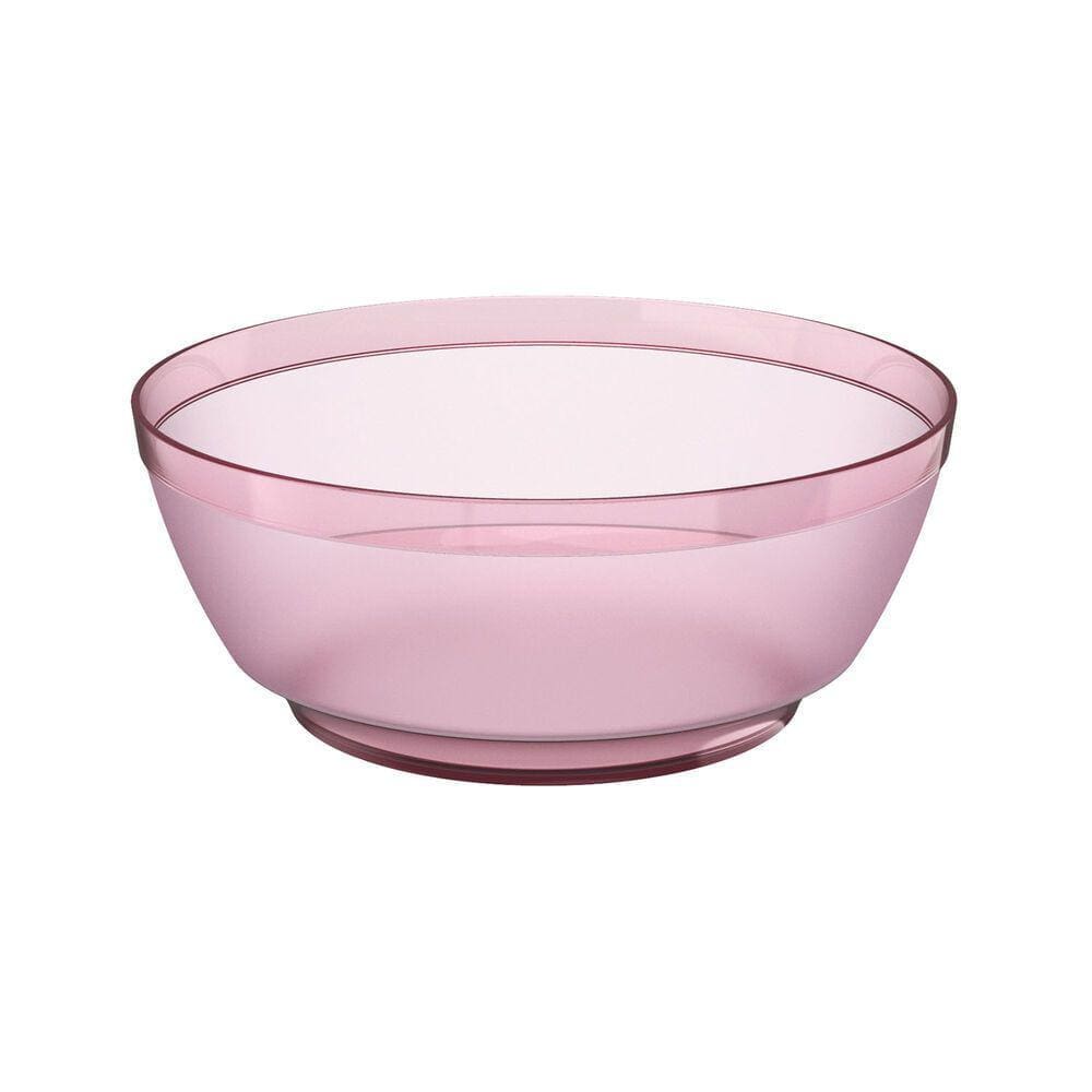 Saladeira Martiplast Luna Cristal Rosa Quartzo 3,5L Acrílico