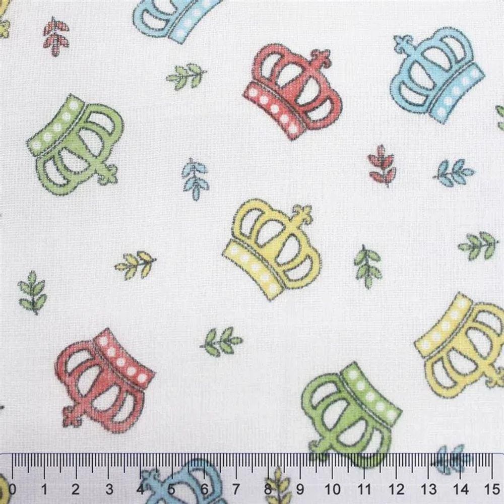 Fralda de Tecido Duplo Estampado 163 Dohler - 70x70 cm - 100% Algodão