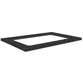 Tampo De Balcao Para Cooktop 80cm S417 Preto Brilho Kappesberg