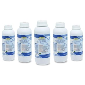 Kit Com 5 Fertilizantes Orgânico Composto Alquifish 1 Litro