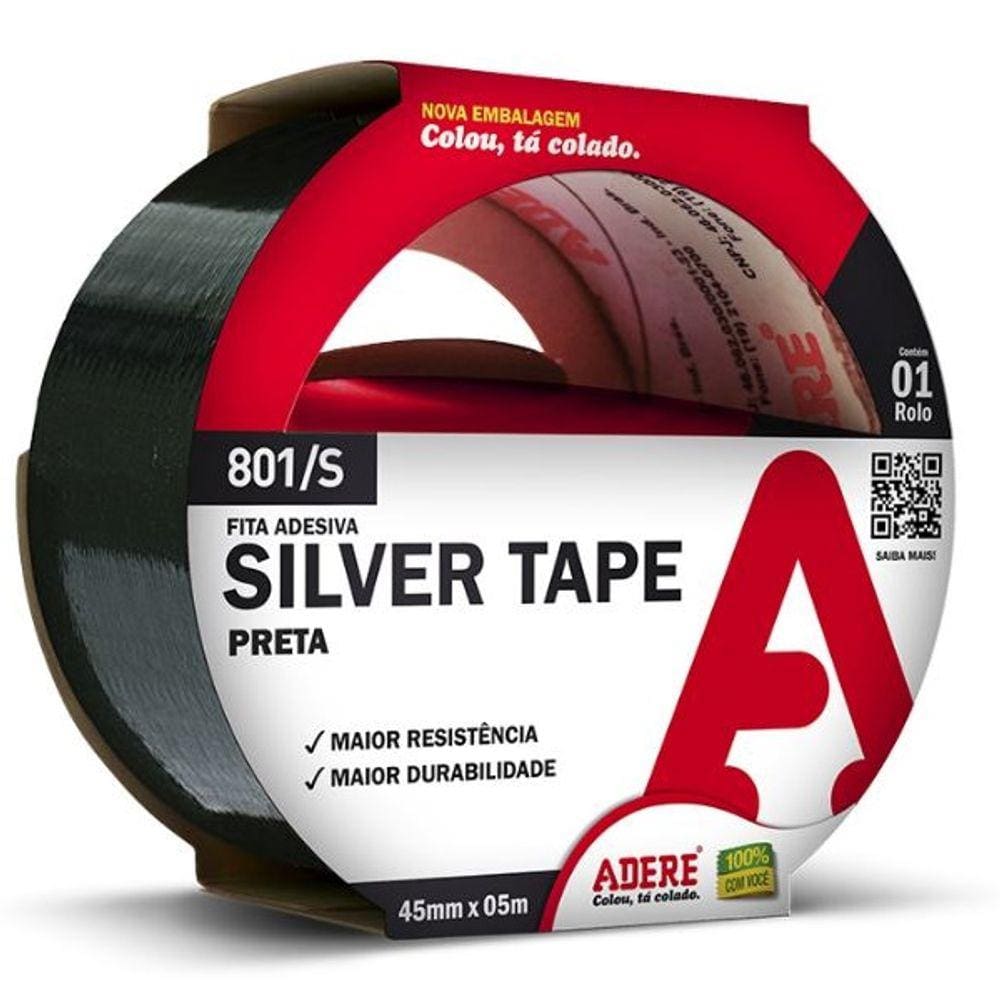 Fita Adesiva Silver Tape 45MM X 5M Adere