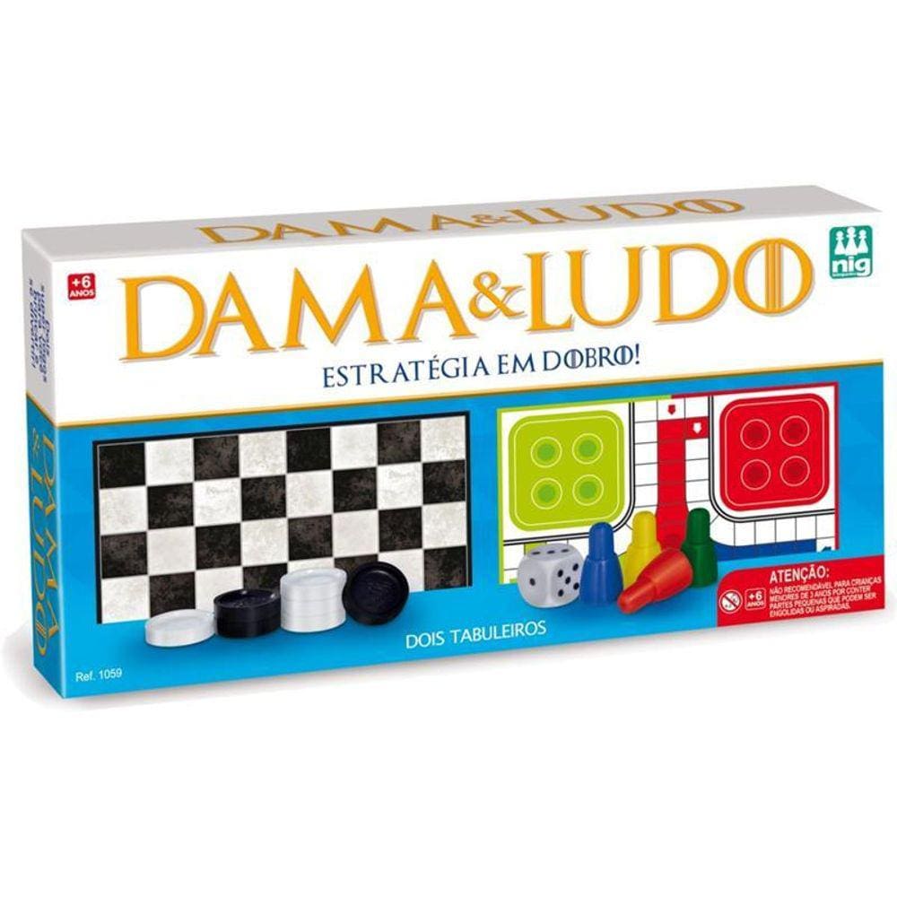 Jogo Tabuleiro 4 Em 1 Dama Ludo Trilha Pega Vareta Brinquedo