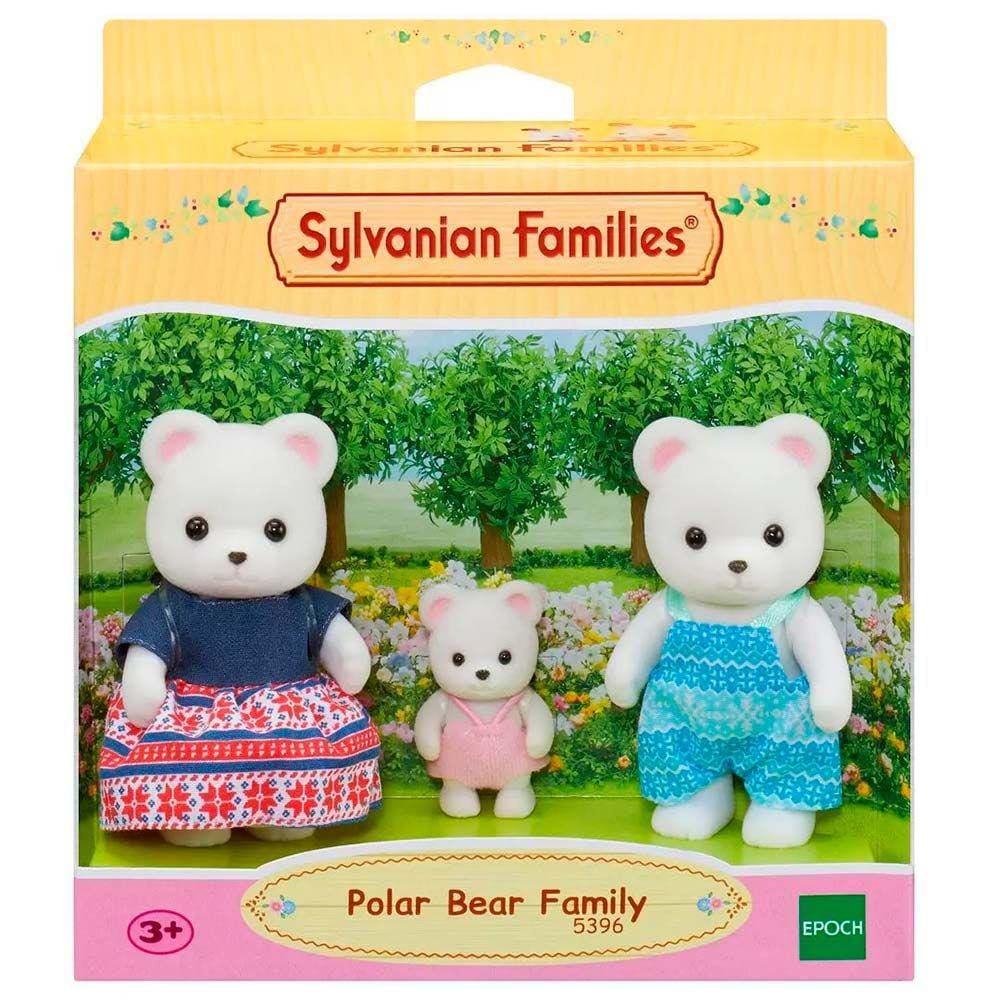 Figura com Acessório - Sylvanian Families - Família Urso Polar - Epoch Magia