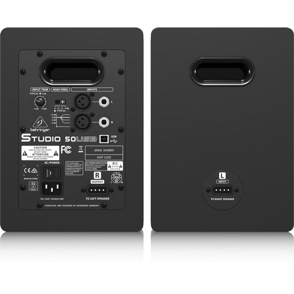 Monitor de Estúdio Behringe STUDIO 50USB 150W Kevlar (par)