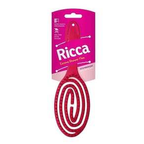 Escova Para Cabelo Ricca Shower Flex Rosa