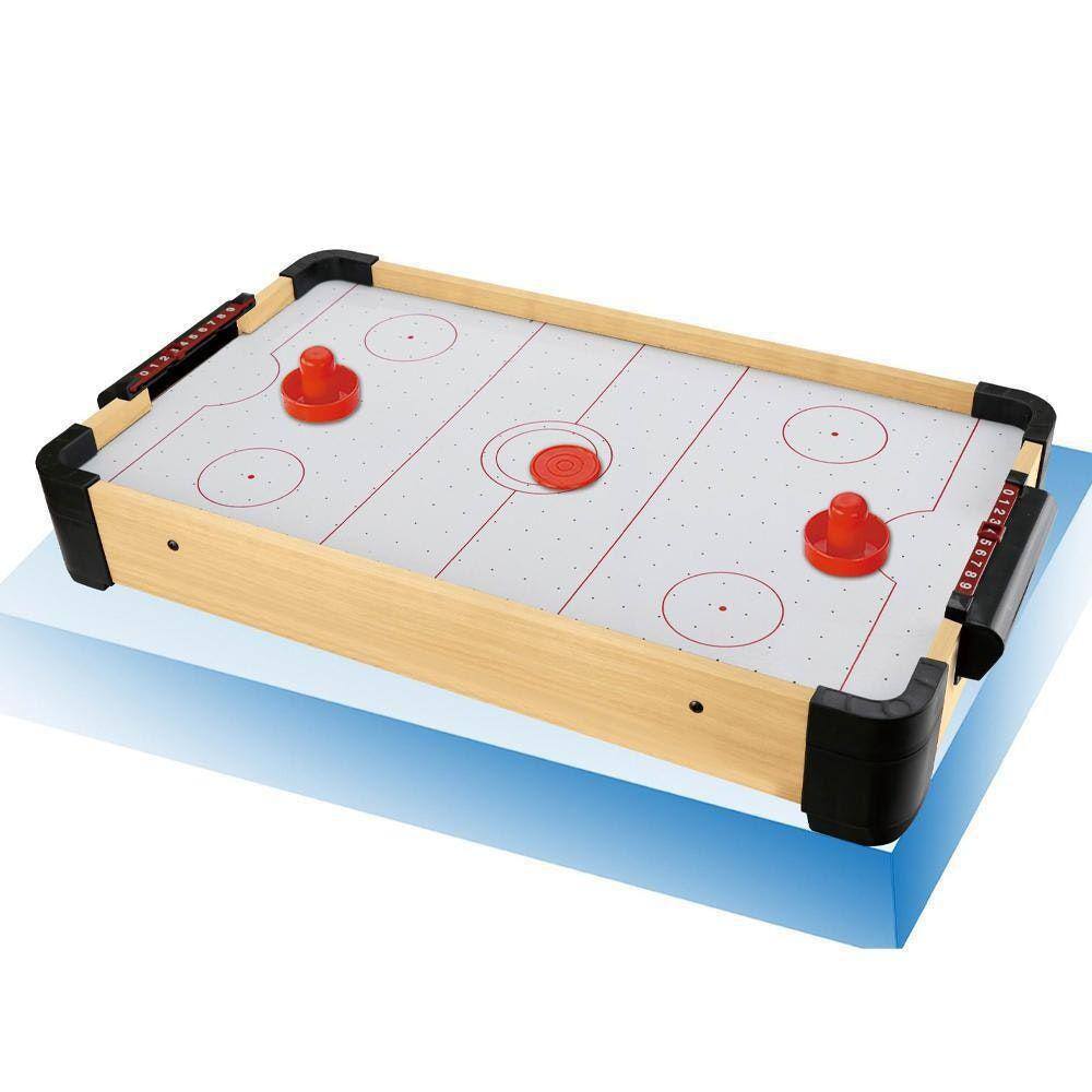 Brinquedo Aero Game Mini Mesa De Hockey Infantil Air Rocker Para