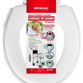 Assento Sanitário Oval Para Cadeira De Banho Almofadado