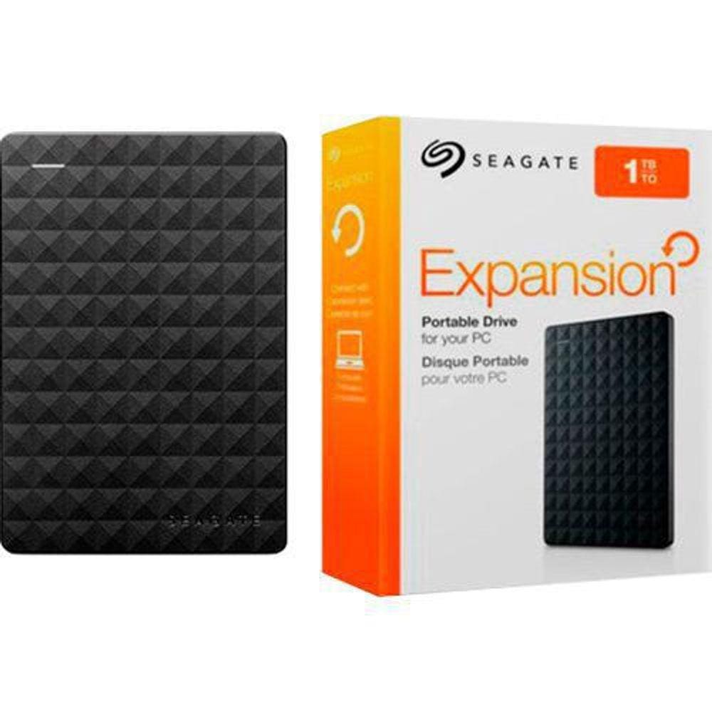 Hd Seagate Portátil Expansion Usb 3.0 1Tb Preto Stea1000400